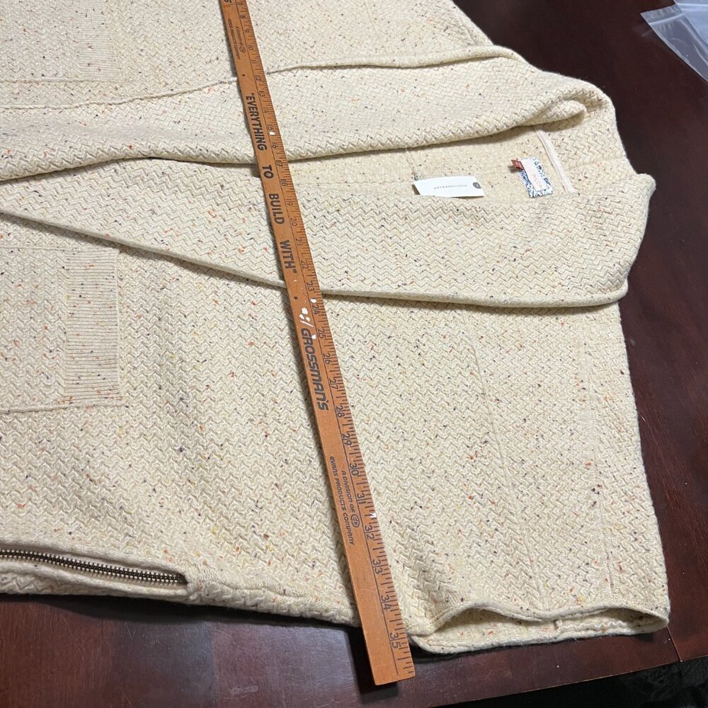 ANTHROPOLOGIE X PILCRO OPEN FRONT COVERLET SIZE S(very roomy) - Picture 7 of 10